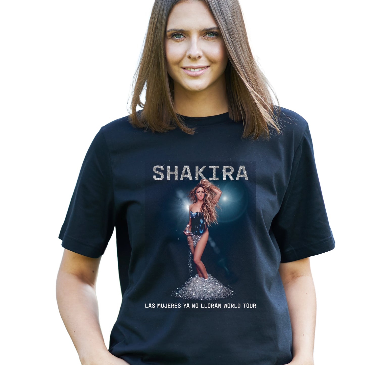 Frete Grátis - Camiseta Shakira Tour 2025 Brasil em Algodão Premium .30 Penteado - 10