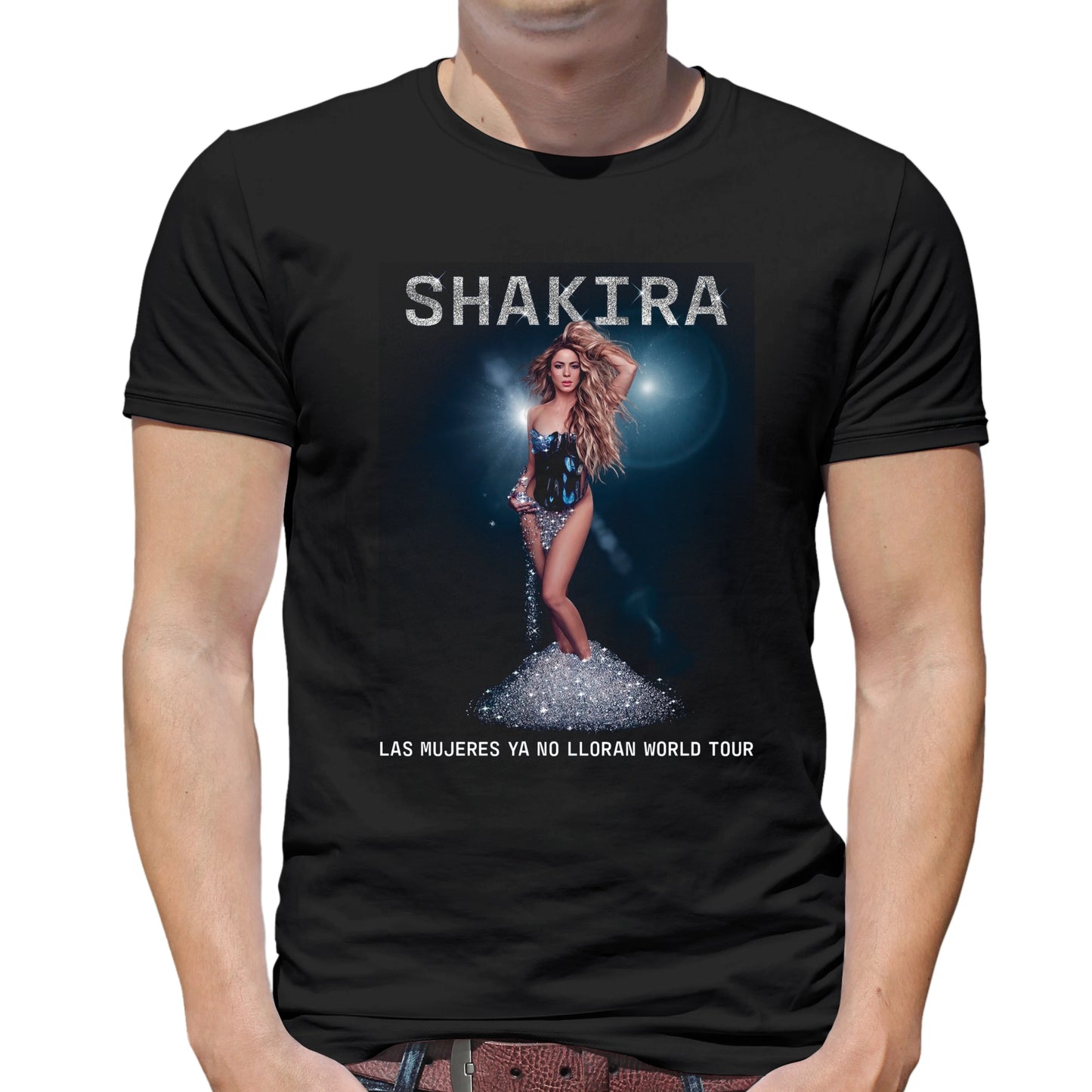 Frete Grátis - Camiseta Shakira Tour 2025 Brasil em Algodão Premium .30 Penteado - 10