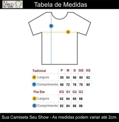 Camiseta Shakira Tour 2025 Brasil em Algodão Premium .30 Penteado - 11