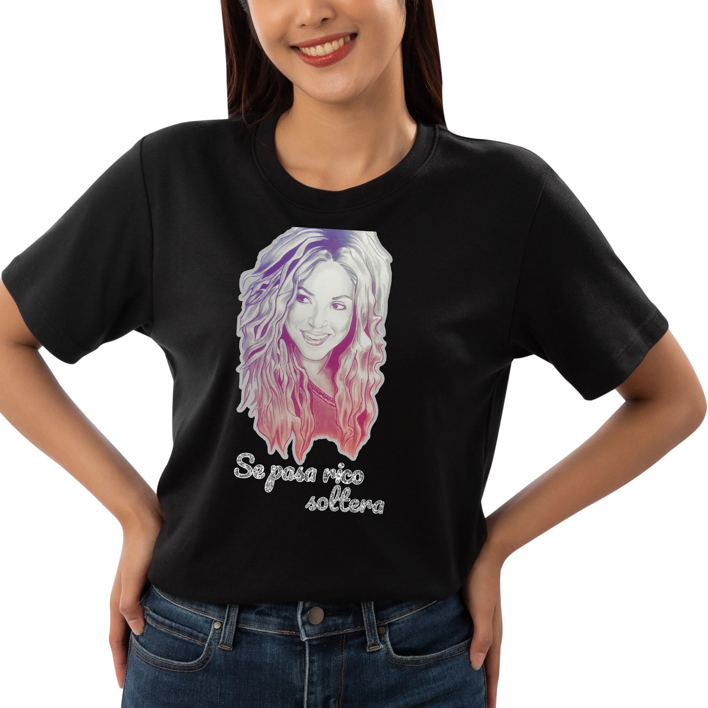 Camiseta Shakira Tour 2025 Brasil em Algodão Premium .30 Penteado - 08
