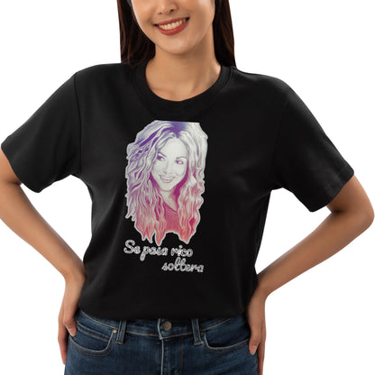 Camiseta Shakira Tour 2025 Brasil em Algodão Premium .30 Penteado - 08