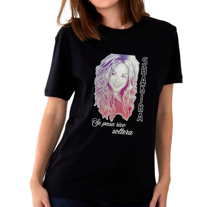 Camiseta Shakira Tour 2025 Brasil em Algodão Premium .30 Penteado - 02