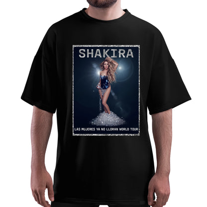 Camiseta Shakira Tour 2025 Brasil em Algodão Premium .30 Penteado - 11