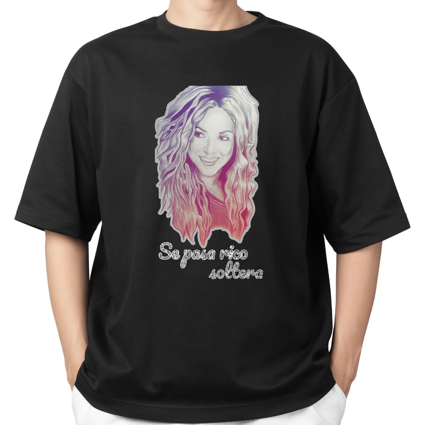 Camiseta Shakira Tour 2025 Brasil em Algodão Premium .30 Penteado - 08