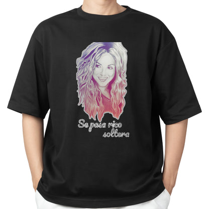 Camiseta Shakira Tour 2025 Brasil em Algodão Premium .30 Penteado - 08