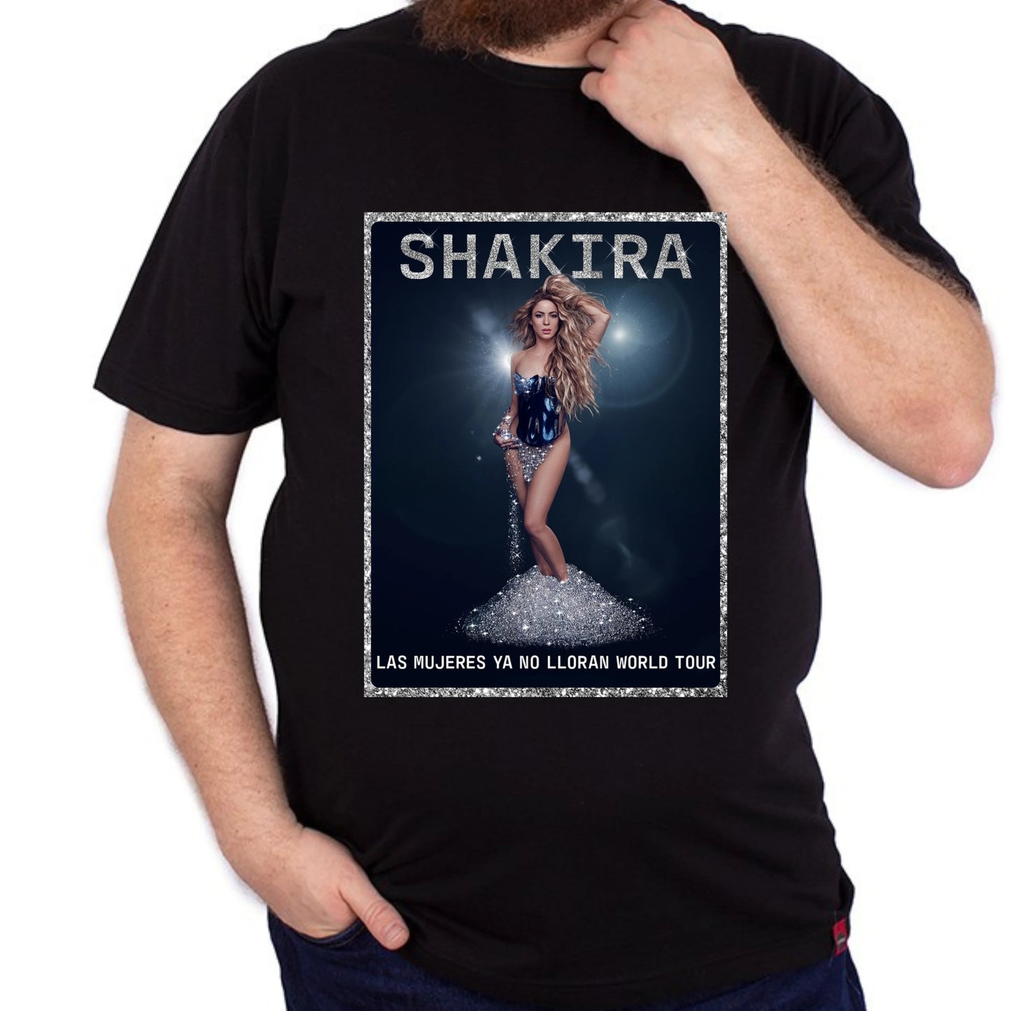 Camiseta Shakira Tour 2025 Brasil em Algodão Premium .30 Penteado - 11