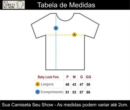 Camiseta Shakira Tour 2025 Brasil em Algodão Premium .30 Penteado - 11
