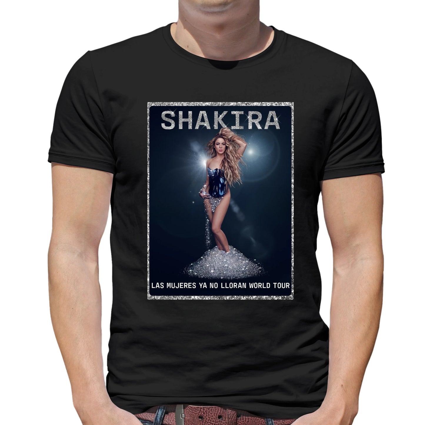Camiseta Shakira Tour 2025 Brasil em Algodão Premium .30 Penteado - 11