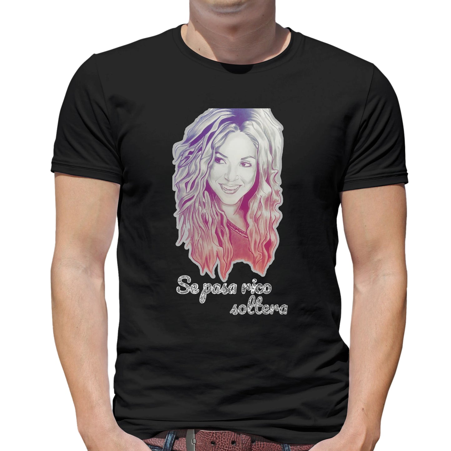 Camiseta Shakira Tour 2025 Brasil em Algodão Premium .30 Penteado - 08