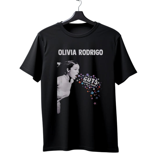 Frete Grátis - Camiseta Olivia Rodrigo em Algodão Premium .30 Penteado - 06