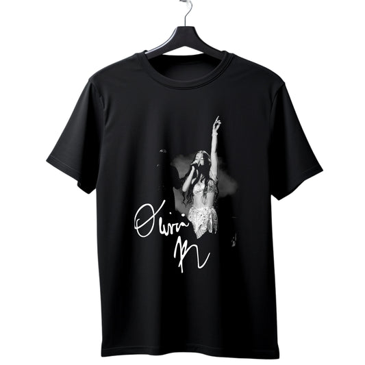 Frete Grátis - Camiseta Olivia Rodrigo em Algodão Premium .30 Penteado - 01